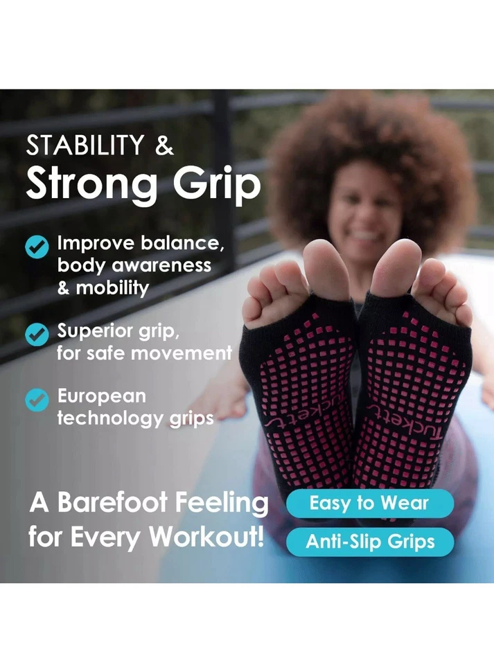 Calcetines tobilleros Tucketts dedos abiertos para mujer talla 6-9,5 Glacial Moraine Foto 3 de 4