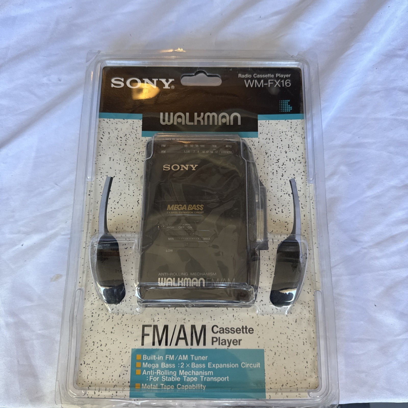 Brand New Original Package Sony Walkman WM-FX16