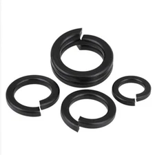 M2 M2.5 - M30 GB93 Black Grade 8.8 Steel Spring Washer Split Lock Elastic Gasket