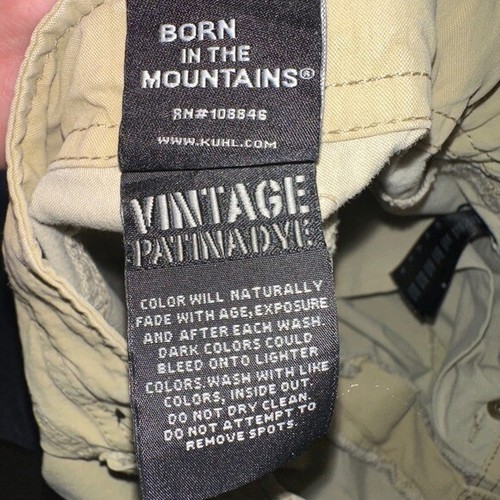 Kuhl Hiking Pants articulated Knee Beige Outdoor Size youth M (10-12) - Picture 9 of 12
