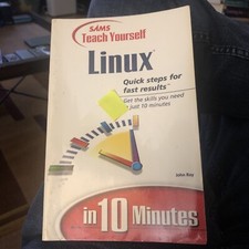 Teach Yourself Linux In 10 Minutes 1999 Vintage Paperback OS 1st Edition