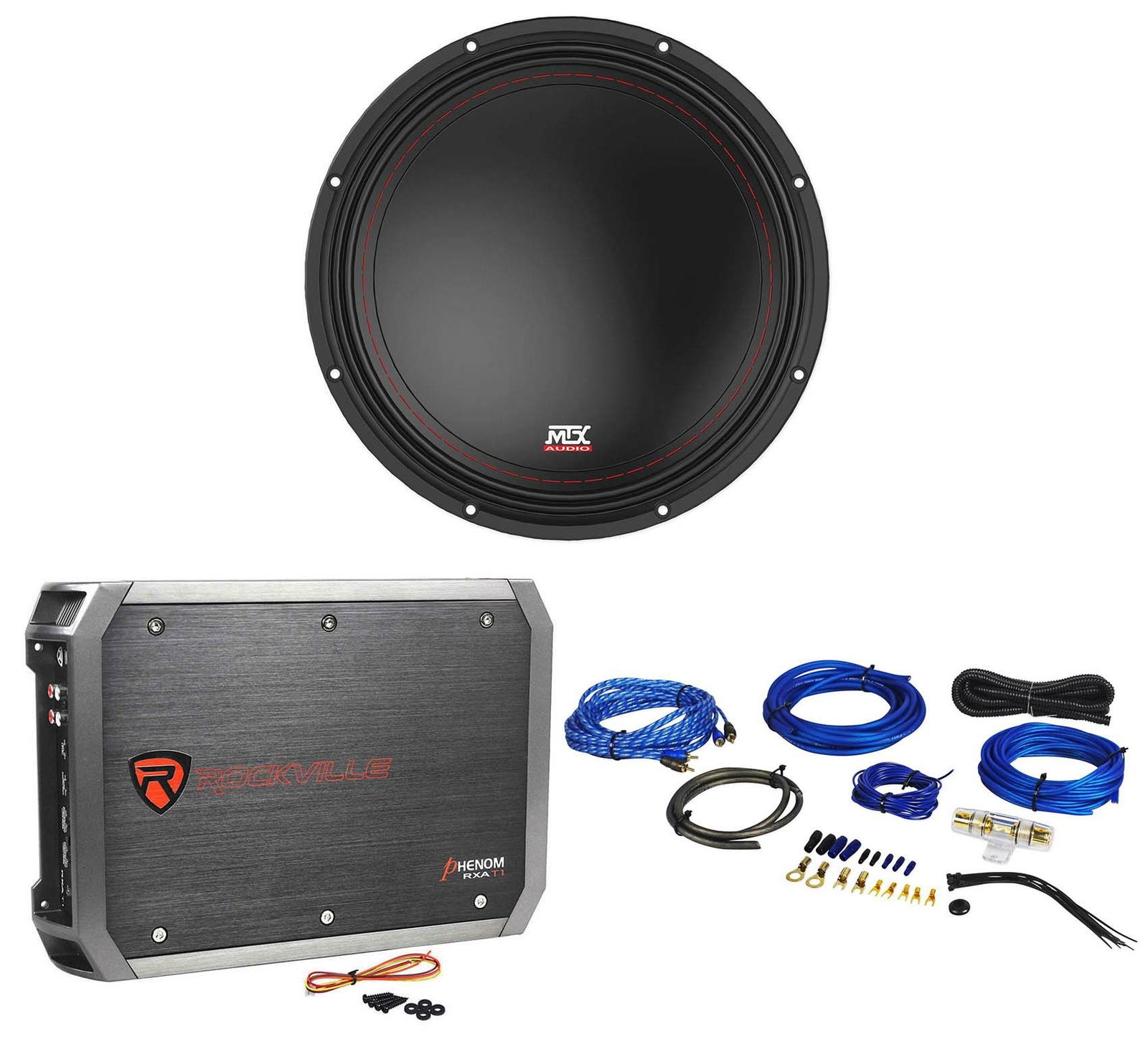 MTX 3510-04 10 500 Вт SVC 4-омный автомобильный Аудио сабвуфер Усилитель Комплект проводов для усилителя 24790₽