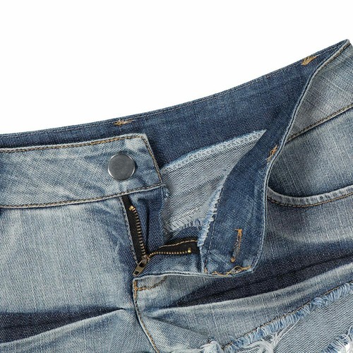 Women's Mini Shorts Denim Cut Off Low Rise Waist Sexy Micro Jeans Hot Pants - Picture 11 of 12