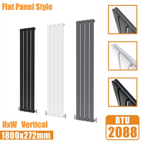 Designer Oval Column Flat Panel Radiator Horizontal Vertical Central Heating Rad - Picture 331 of 387