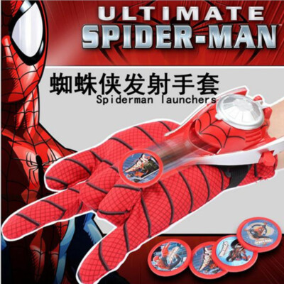 Spider-Man Figures Launchers Gloves Set Kids Boy Girl Cosplay