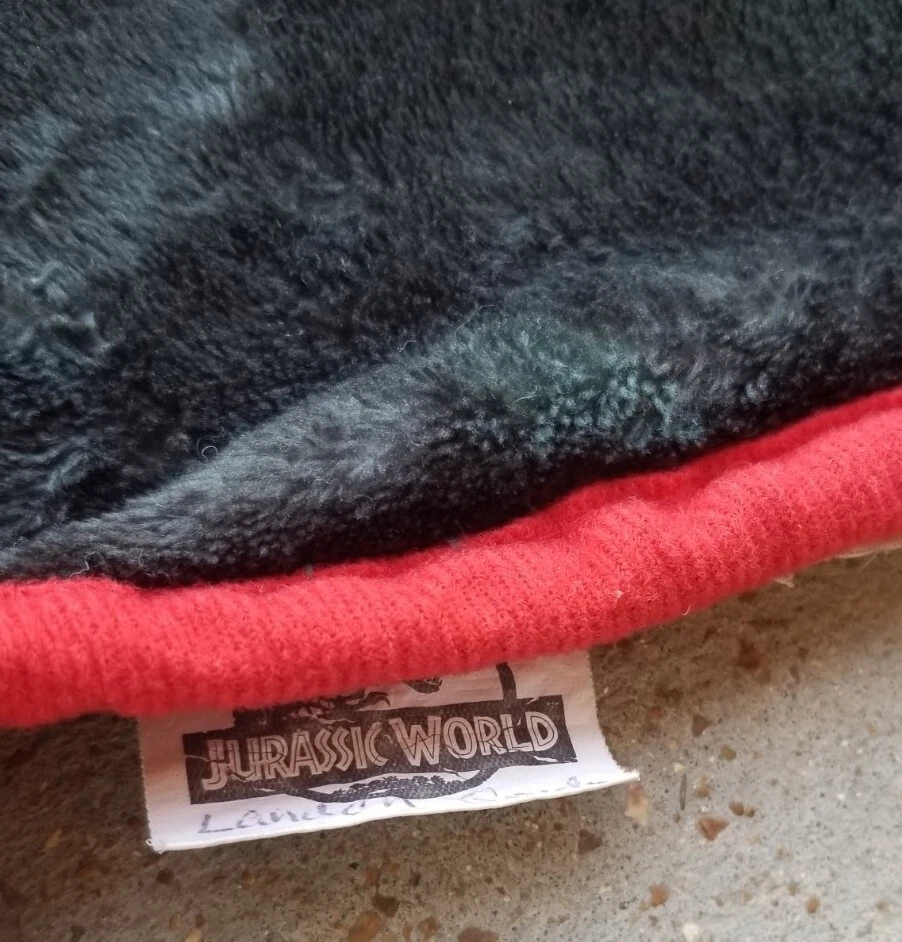 Jurassic World Park Dinosaur Fleece Throw Blanket 55" L x 47" W Bedding - Image 3 of 4