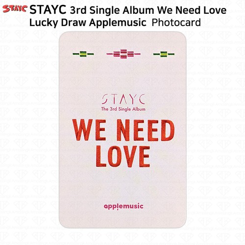 StayC 3rd Single Album We Need Love Photocard Lucky Draw Apple Everline Withmuu - Picture 14 of 95