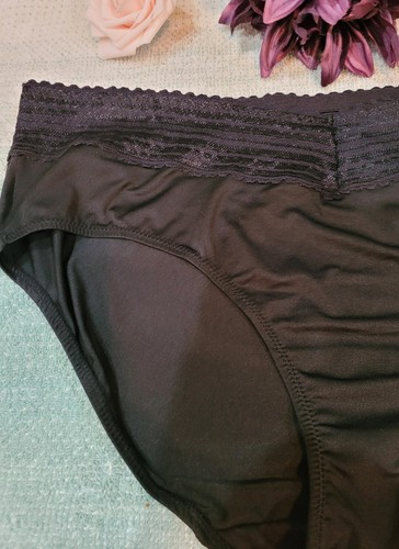 3X/10 WARNERS NO MUFFIN TOP Microfiber With Lace HIPSTER Panty~Style# 1091P nwot - Picture 2 of 7