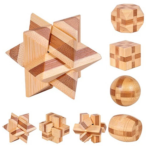 Luban Lock Puzzles Classic Sturdy Good Toughness Luban Lock Toy Logical Thinking - Picture 2 of 24