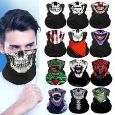 12 Pieces Cooling Neck Gaiter Sun Protection Face Mask Breathable Head Wrap