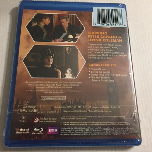 NEW Dr Who Deep Breath Blu-Ray Sealed - Picture 2 of 2