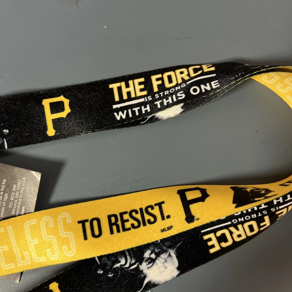 NEW!!! MLB Pittsburgh Pirate Team Star Wars Lanyard WinCraft Disney - Image 3 of 4