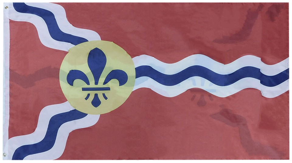 3x5 City of St. Louis Missouri 2 Faced 2-ply Wind Resistant Flag 3x5ft ...