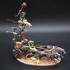 Frazzlegit Shaman on War-Wheela - Age of Sigmar - Gloomspite Gitz Snarlboss