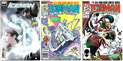 Iceman (1984) #1 & 2 ** Iceman (2018) #1