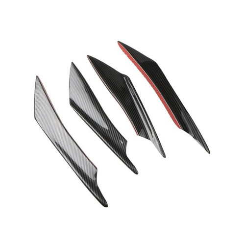 4 pieces of the car general carbon fiber blade front surround the front bumper - Picture 4 of 9