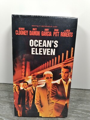 Oceans Eleven (VHS, 2002) Factory Sealed  New Warner Home Video Special Feature 