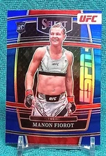 2022 Select UFC Manon Fiorot RC Concourse Retail Blue Prizm Flyweight