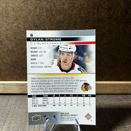 2019-20 Upper Deck SP Authentic Hockey - Pick a Card - Picture 11 of 145