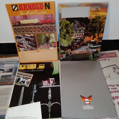 ARNOLD TRIX HERPA BRAWA catalogues 80s/90s