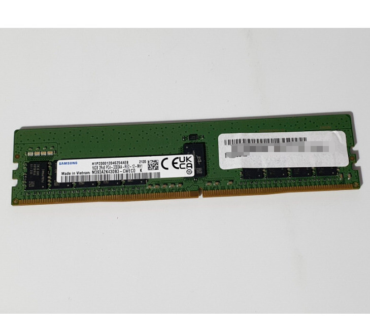 Samsung 16GB DDR4-3200MHz PC4-25600 288-Pin DIMM Server RAM Memory
