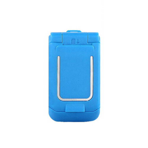 Cellphone Blue Micro USB 32MB 64MB Flip Mobile Phone BT For Shopping For Eld Fit - Picture 7 of 7
