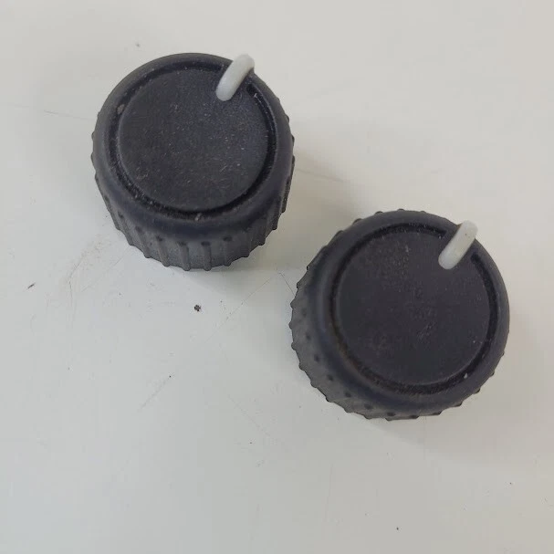 2003-2009 Chevy Trailblazer Botões de Aquecedor AC Preto Par Conjunto de 2 Fabricante de Equipamento Original - Imagem 2 de 4