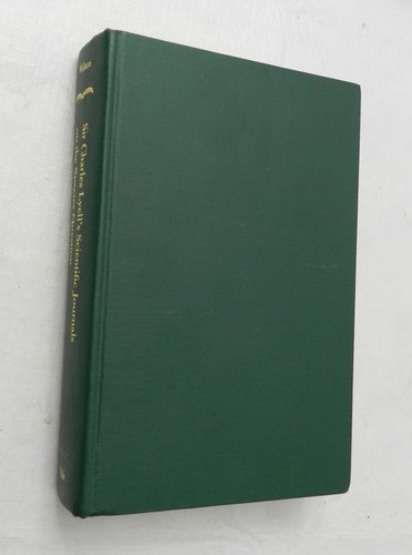 Sir Charles Lyell's Scientific Journals .. Species.. by Leonard Wilson, SIGNED - Picture 2 of 6