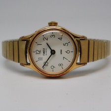 Reloj Mujer Timex BA CELL Analogico Cuarzo Vintage Talla Batería Nueva 5 1/2"