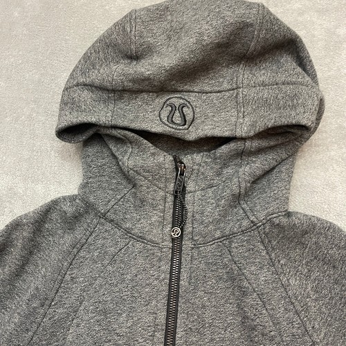 LULULEMON Scuba Hoodie Light Cotton Fleece 4 Heather Gray Style W4AFPS - Bild 3 von 12