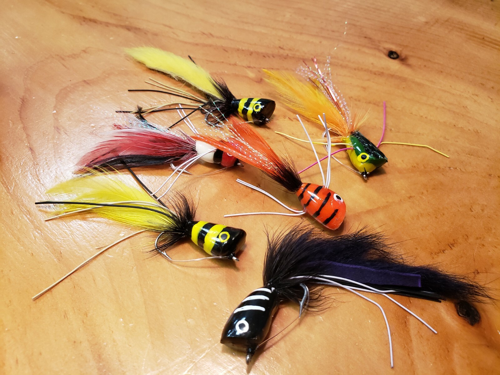 Bass Poppers, Bass Popper #2, Salt water Popper, Poppers 10 variations