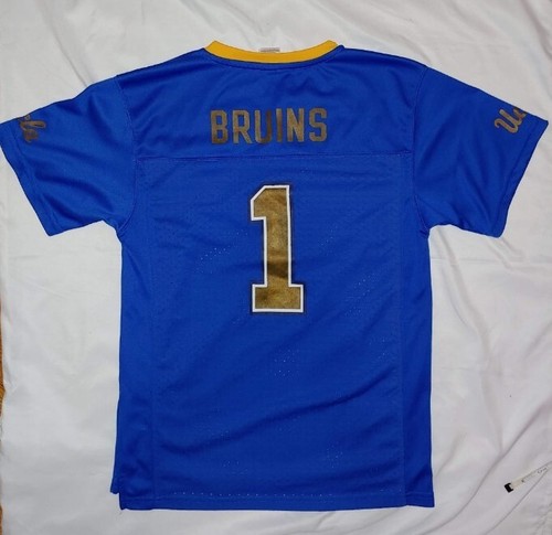 UCLA Bruins Youth Large 12/14 blau Fußball #1 Trikot - Bild 8 von 8