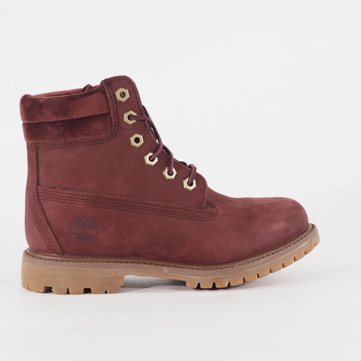 Womens Timberland Waterville Inch A23M3 Burgundy Lace Leather