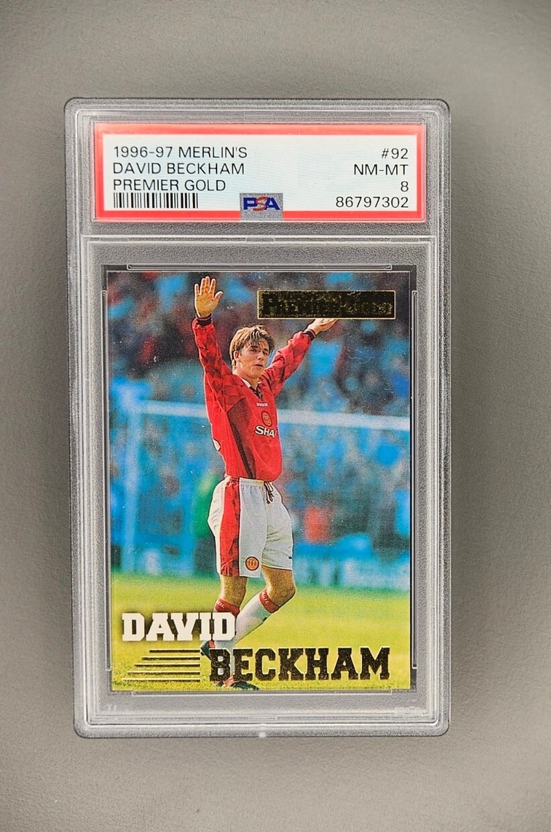 Merlin's Premier Gold David Beckham ベッカム David Beckham #92 Prices | 1996 Merlin's Premier Gold | Soccer Cards