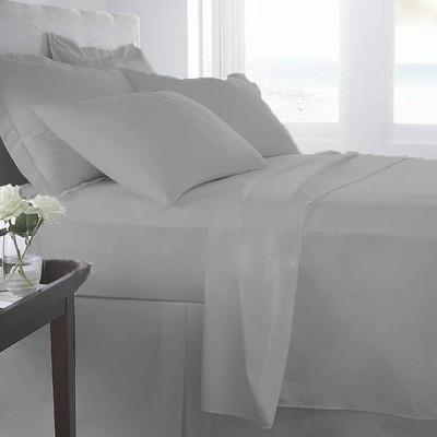 1000/1200 Thread Count Bedding Items Egyptian Cotton Silver Grey Stripe All Size 1000/1200 Thread Count Bedding Items Egyptian Cotton Silver Grey Stripe All Size