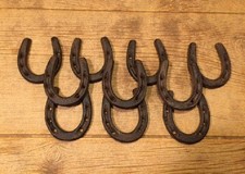 Twelve Small Horseshoe 3 3/4" tall Western Decor 05209
