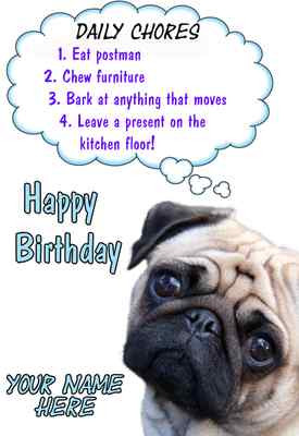 Personnalise Carlin A5 Carte D Anniversaire Anynameage Greeting Occasion