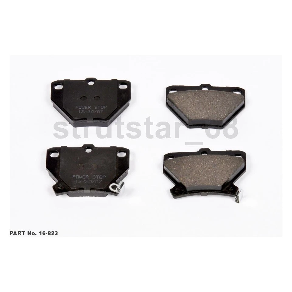 Juego de pastillas de freno de disco Power Stop 2 piezas delanteras traseras para Toyota Celica 2000-2005 Foto 3 de 3