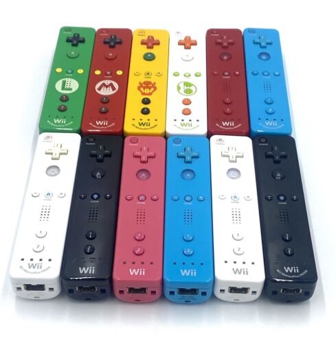 Nintendo Wii Controller Authentic OEM Wii Remote Motion Plus Pick Your Color - Picture 1 of 123