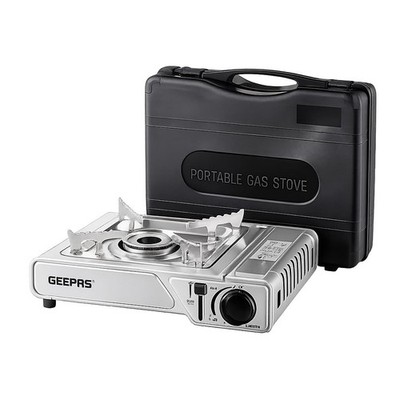 Tragbarer Camping Gaskocher Butankocher Gasflasche Kanister BBQ Einzelbrenner