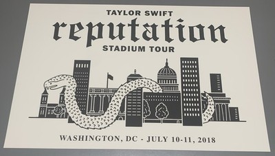 Taylor Swift reputation Stadium Tour Washington DC July 14,15 2018