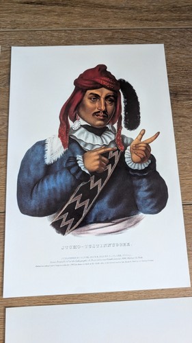 6 American Indian Chief Western Meade Paper Promo Prints w/ Promo Booklet 1992 - Picture 4 of 22