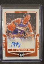 2024-25 Panini Donruss Optic - Signature Series TyTy Washington Jr., TyTy...