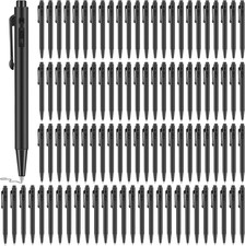 100 Pcs 4'' Mini Pen Bulk, Small Retractable Ballpoint Pens, 0.7 Mm Fine Point