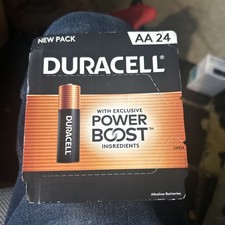 Duracell AA24 New Pack Power Boost Batteries, Exp. 12/37