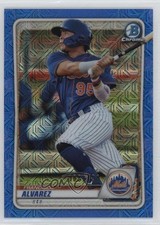 2020 Bowman Chrome Prospects Mega Box Blue Mojo Refractor Francisco Alvarez 19l7