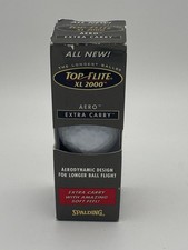 Spalding TOP FLITE XL 2000 Aero Extra Carry 1 Sleeve, 3 Balls White New