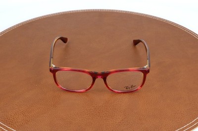 Ray-ban Rb1642f 3998 Red Rectangle Eyeglasses Frames 48-16-135