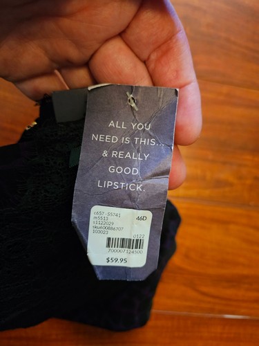 NWT The Seriously Sexy Cacique Collection Bra Size 46D - Picture 3 of 4