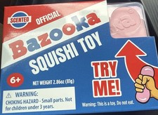 Bazooka Gum Squishy Toy by Incredible Toys, Scented, Block of Gum Squeeze Fidget